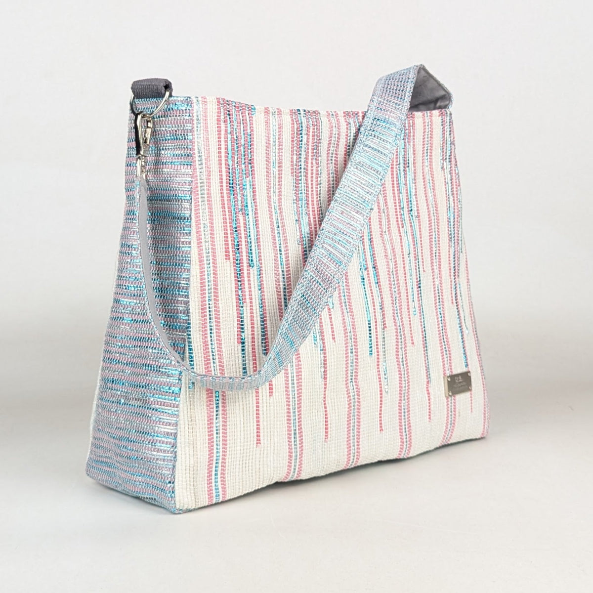 Upcycled Handcrafted Designer Trapeze Tote (TTD0426-002) PS_W