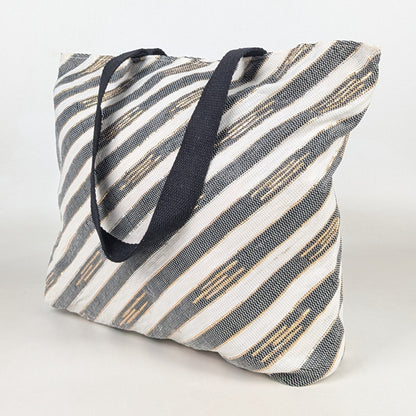 Upcycled Handcrafted Designer Beach Bag (BBD0426-011) PS_W