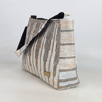 Upcycled Handcrafted Designer Trapeze Tote (TTD0626-008) PS_W