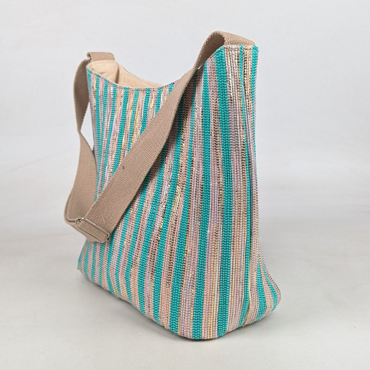 Upcycled Handcrafted Eclipse Jhola Tote (EJ0626-013)
