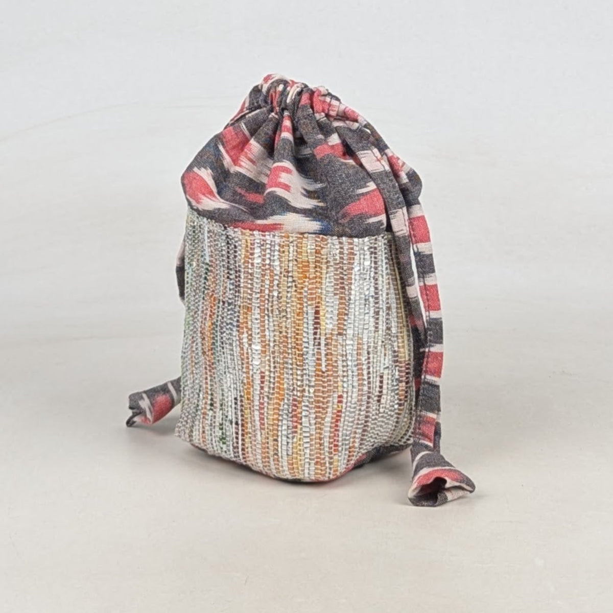 Upcycled Handcrafted Potli Bag (P0626-009)