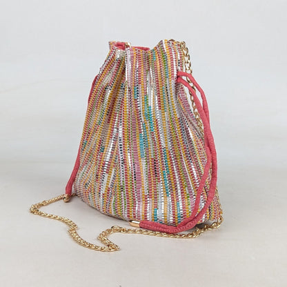Upcycled Handcrafted Potli Sling (PS0626-008)