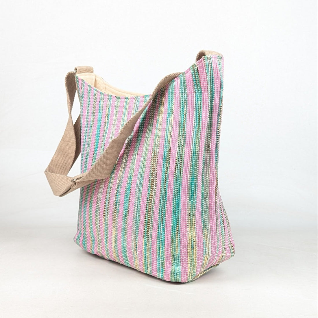 Upcycled Handcrafted Eclipse Jhola Tote (EJ0726-001)