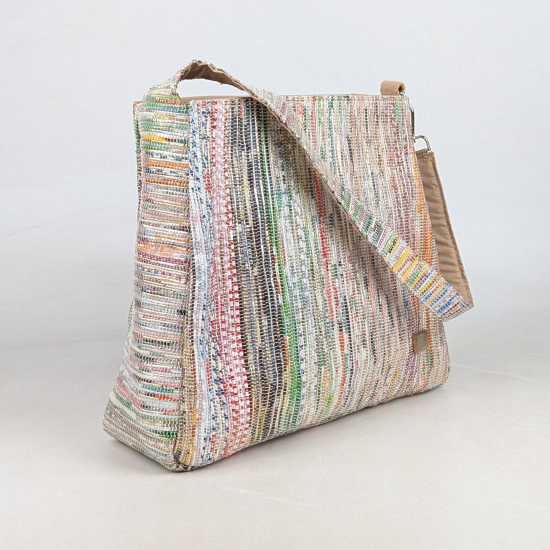Upcycled Handcrafted Trapeze Tote (TT0726-009)