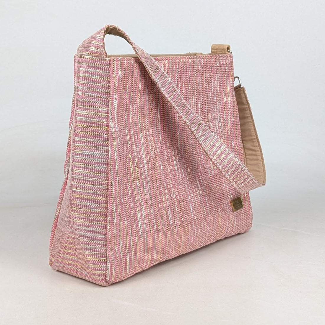 Upcycled Handcrafted Trapeze Tote (TT0726-008)