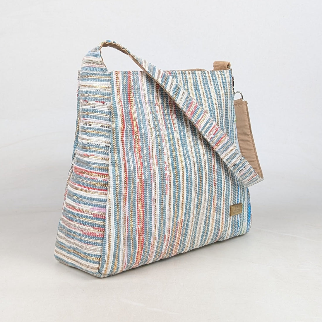 Upcycled Handcrafted Trapeze Tote (TT0726-004)