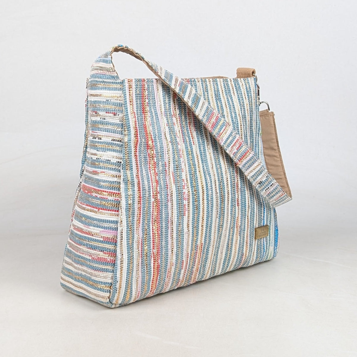 Upcycled Handcrafted Trapeze Tote (TT0726-004)
