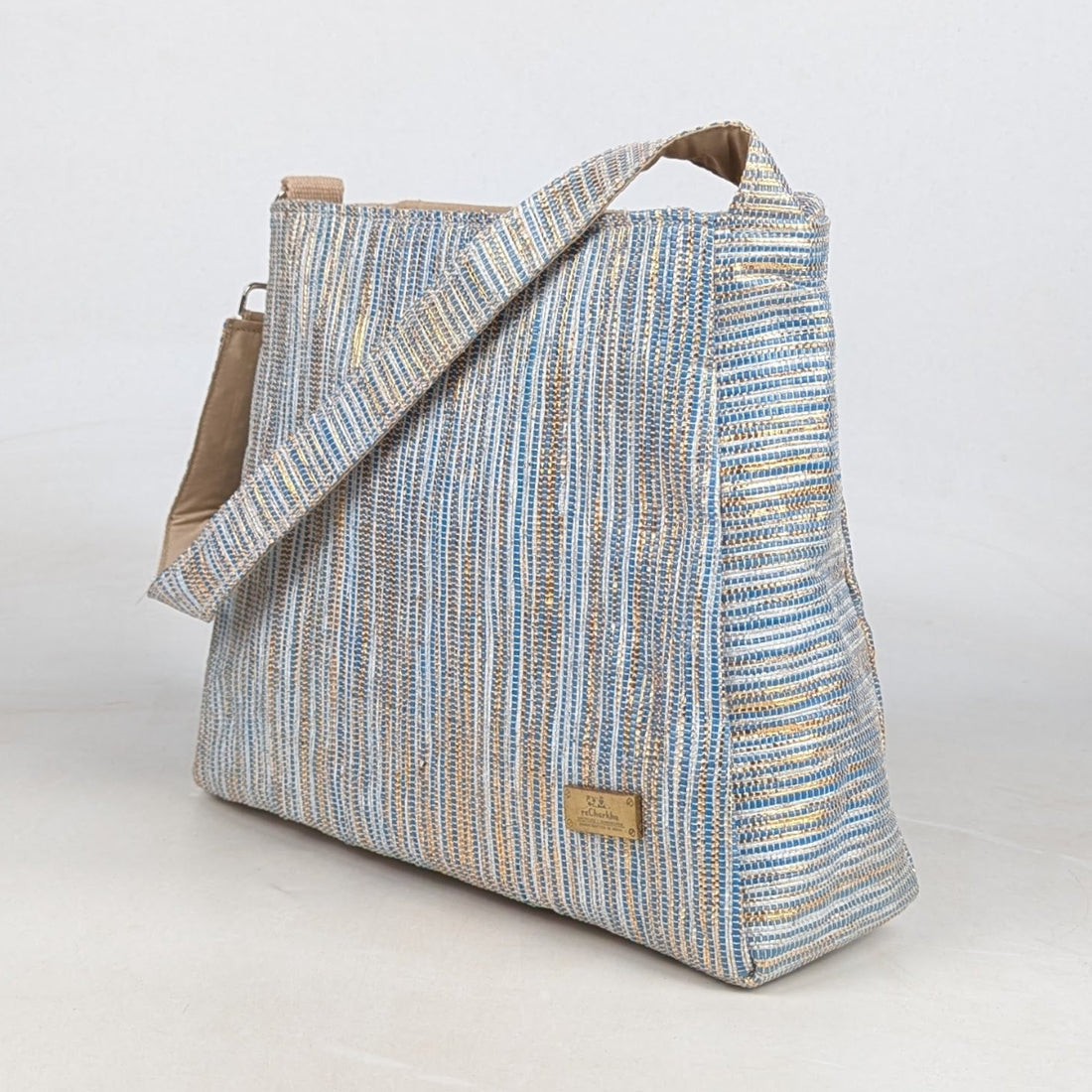 Upcycled Handcrafted Trapeze Tote (TT0726-002)