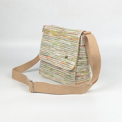 Upcycled Handcrafted Messenger Bag (MB0826-004)