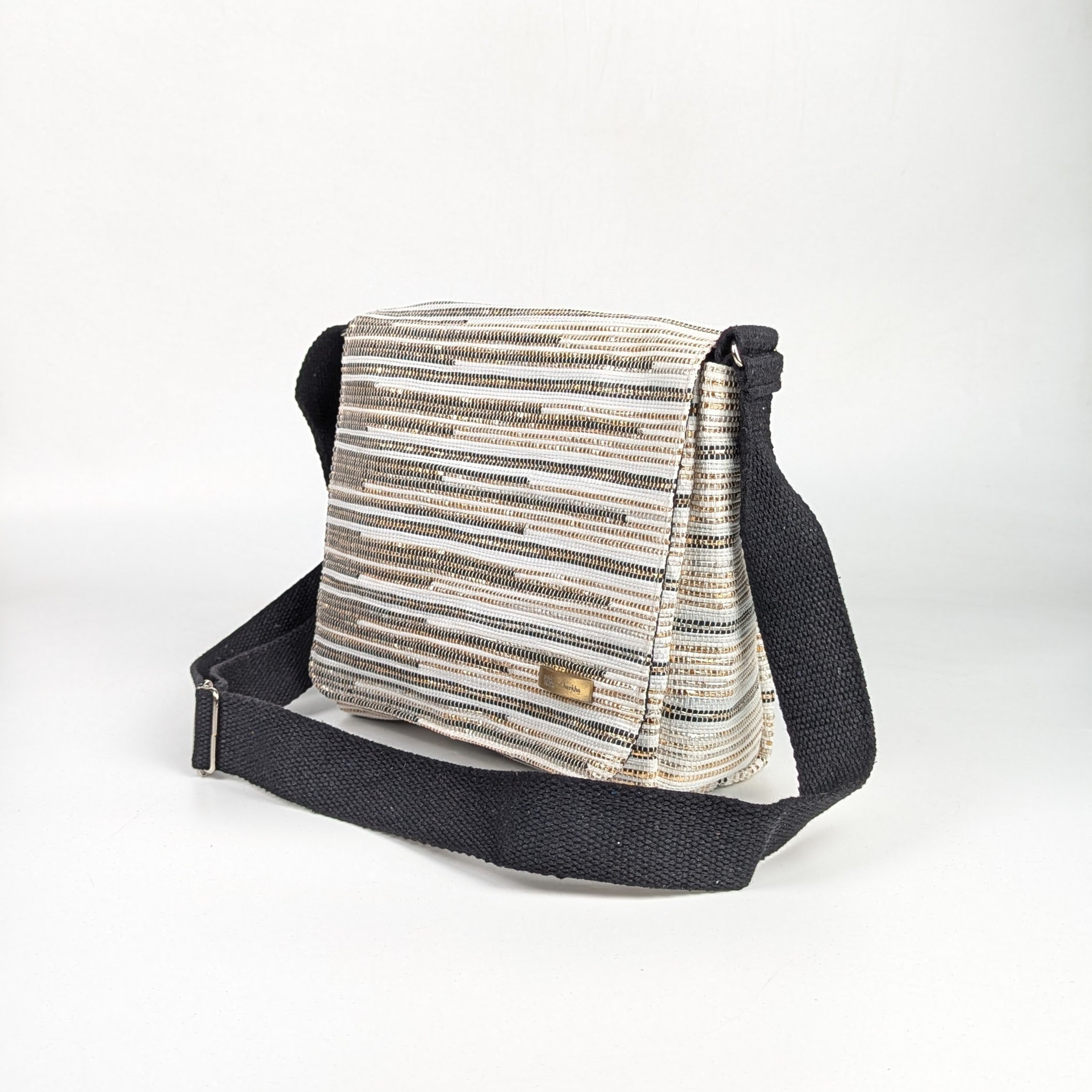 Exclusive Upcycled Handcrafted Designer Messenger Bag (MBD0826-002)