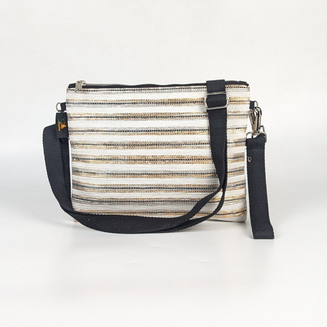 Exclusive Upcycled Handcrafted Sling Bag (SI0826-007)