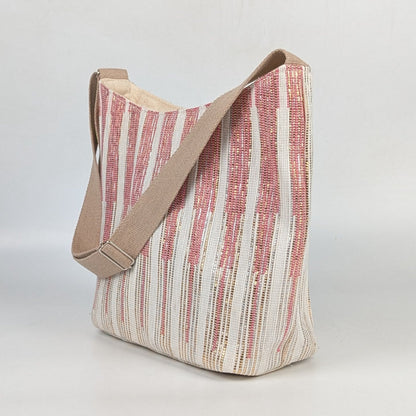 Upcycled Handcrafted Designer Eclipse Jhola Tote (EJD0926-007)