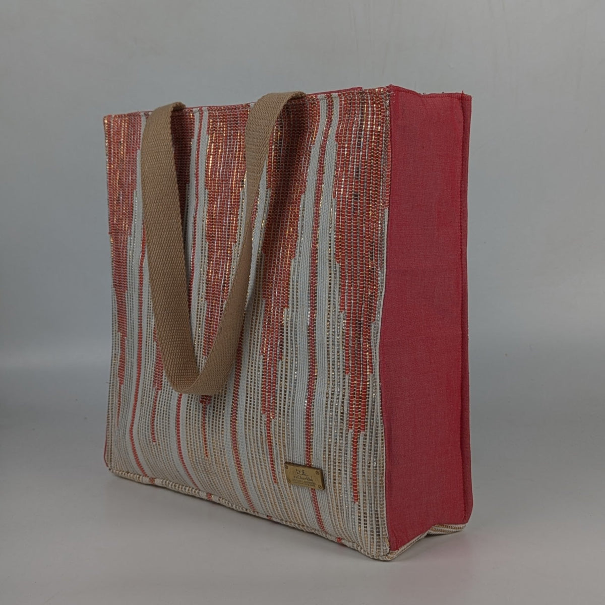 Upcycled Handcrafted Urban Tote (UT0926-009) [for 14" laptop]