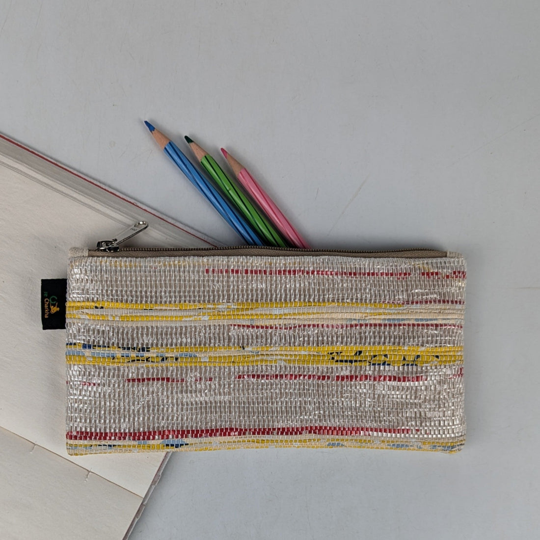 Upcycled Handwoven Pencil Pouch (PP0925-001) PS_W