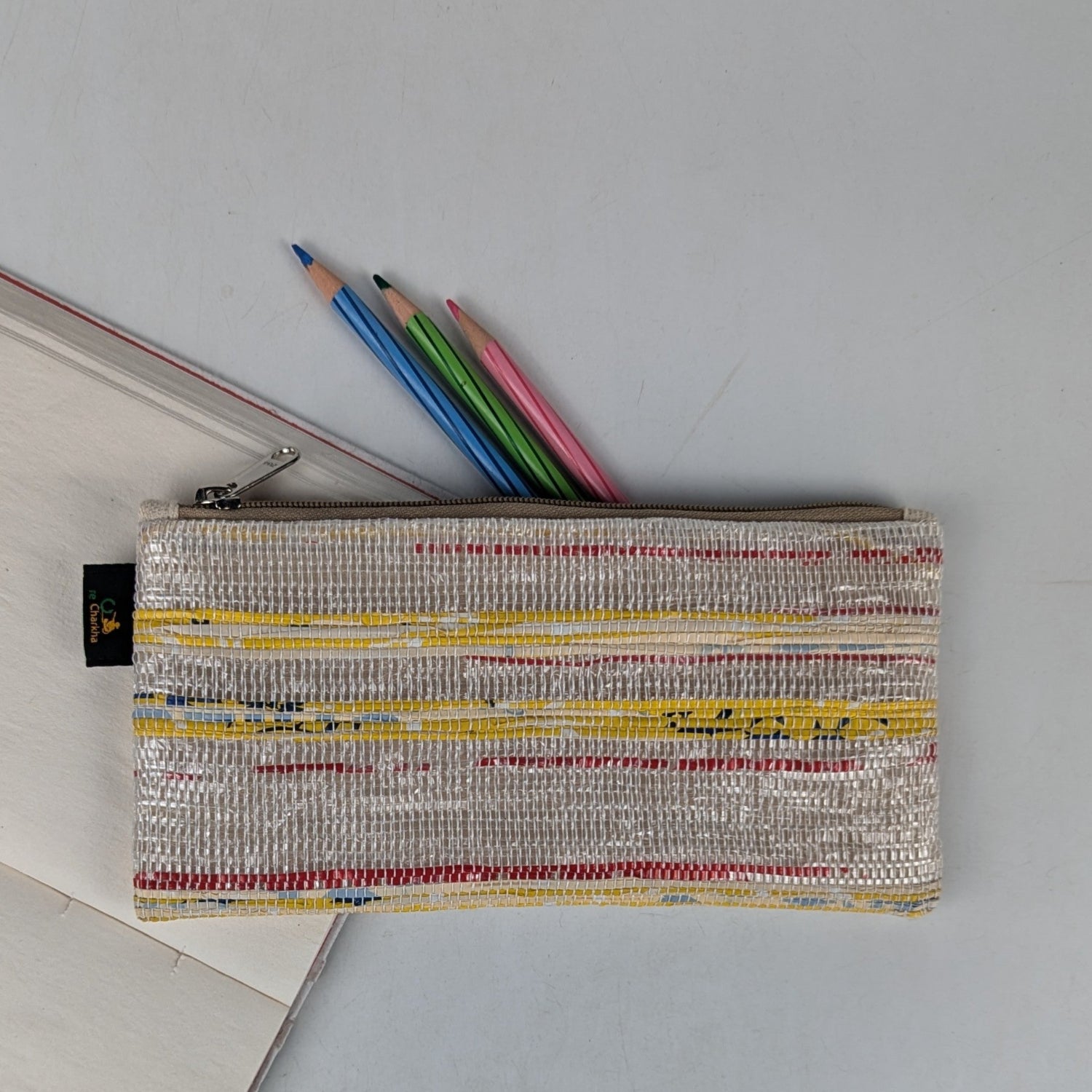 Upcycled Handwoven Pencil Pouch (PP0925-001) PS_W