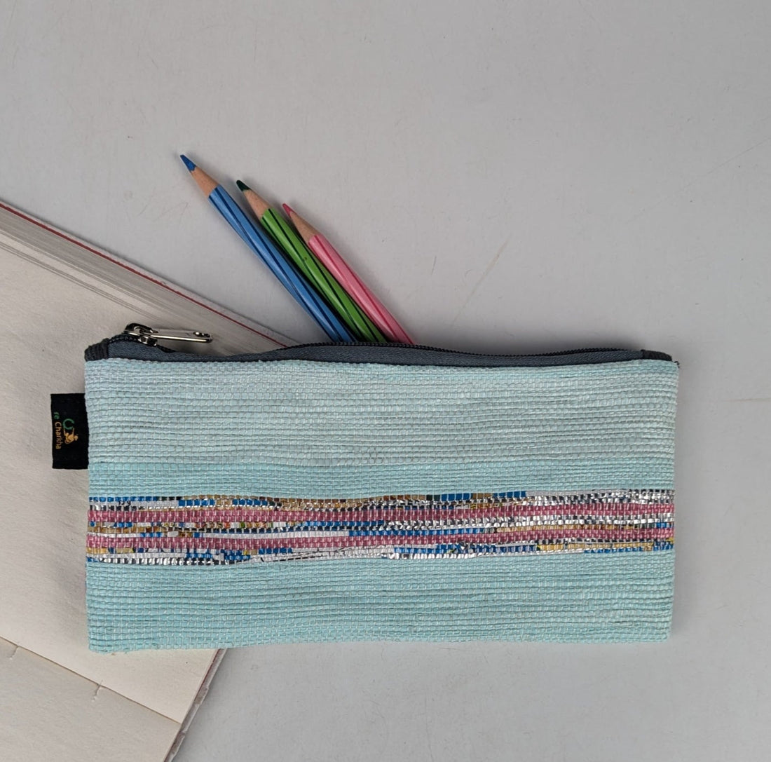 Upcycled Handwoven Pencil Pouch (PP0925-002) PS_W