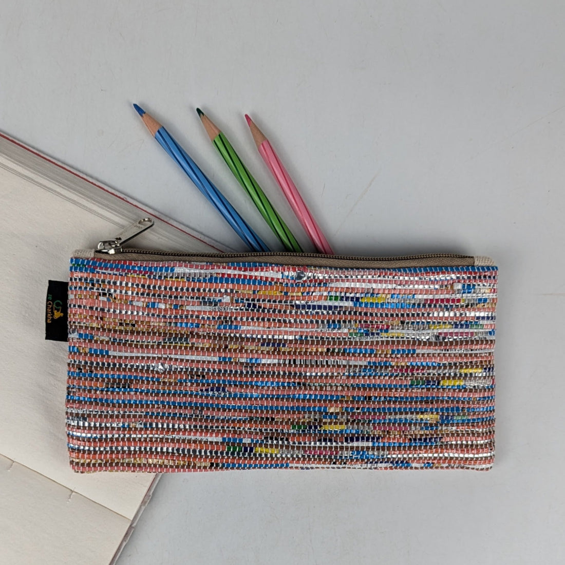 Upcycled Handwoven Pencil Pouch (PP0925-003) PS_W