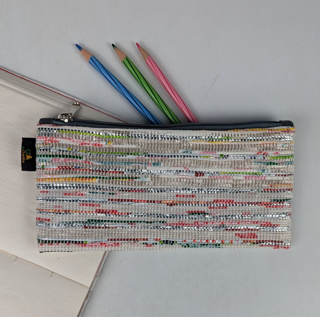 Upcycled Handwoven Pencil Pouch (PP0925-004) PS_W
