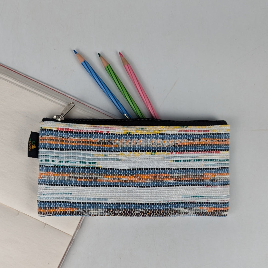 Upcycled Handwoven Pencil Pouch (PP0925-007) PS_W
