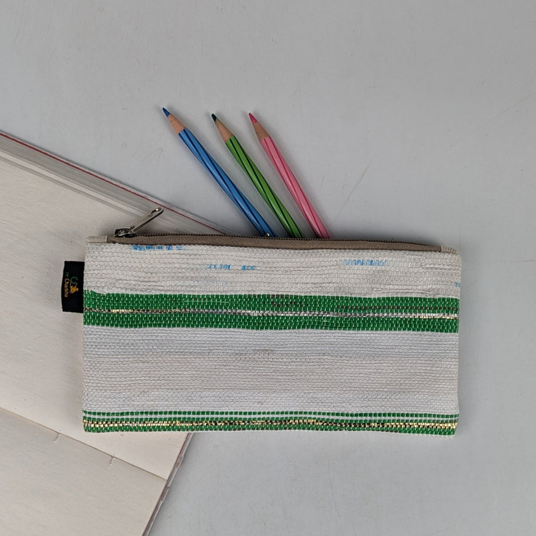Upcycled Handwoven Pencil Pouch (PP0925-008) PS_W