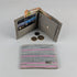 Pink White Striped Upcycled Handcrafted Wallet (W0225-005) PS_W