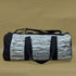 RECRAFTED - Amazon Wrappers with Golden Thin Striped Gym Duffle Weekender Bag RGDB0624-001