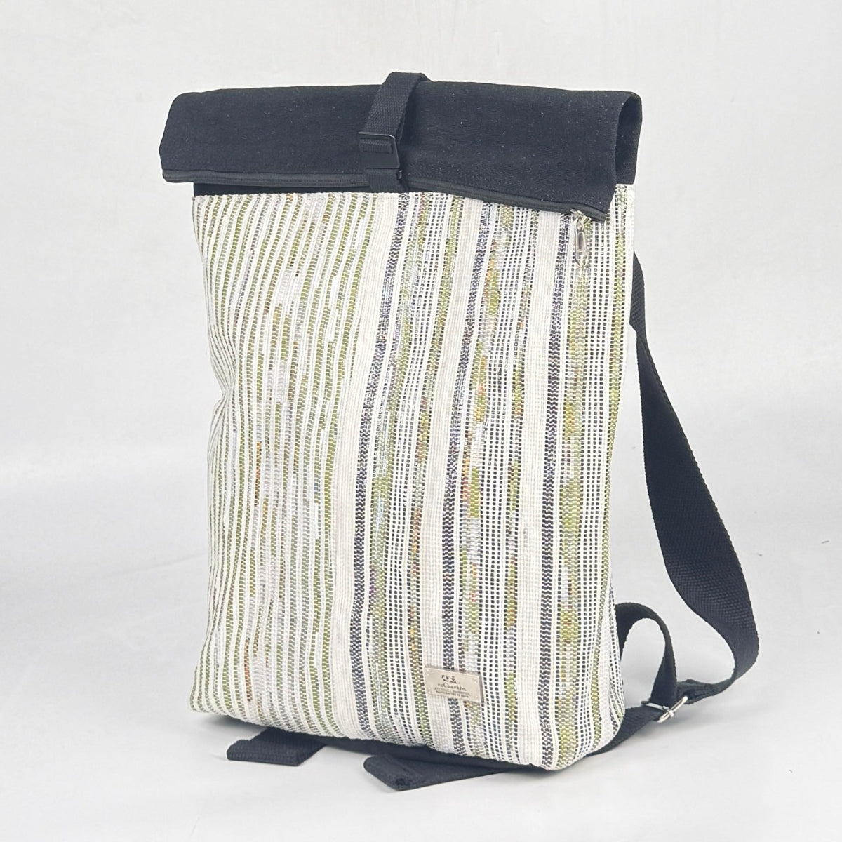 Upcycled Handcrafted Spartan Laptop Backpack (SLBP0826-002)