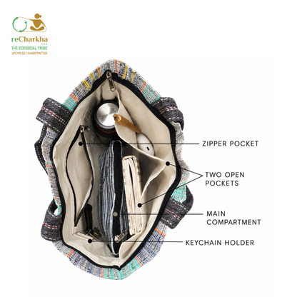 Upcycled Handcrafted Designer Shop N Go (SNGD0626-009) PS_W
