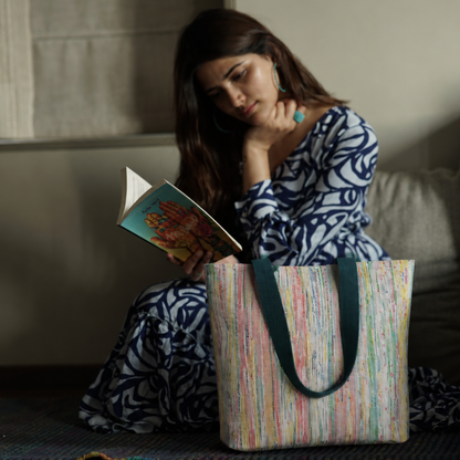 Upcycled Handcrafted Shopper Tote (ST0626-005)