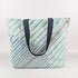 Shimmery Golden Black Green Blue Upcycled Handwoven Designer Beach Bag (BBD0125-005) PS_W