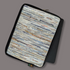 Shimmery White Blue Orange Upcycled Handwoven Tablet Sleeve (TS1224-003) PS_W
