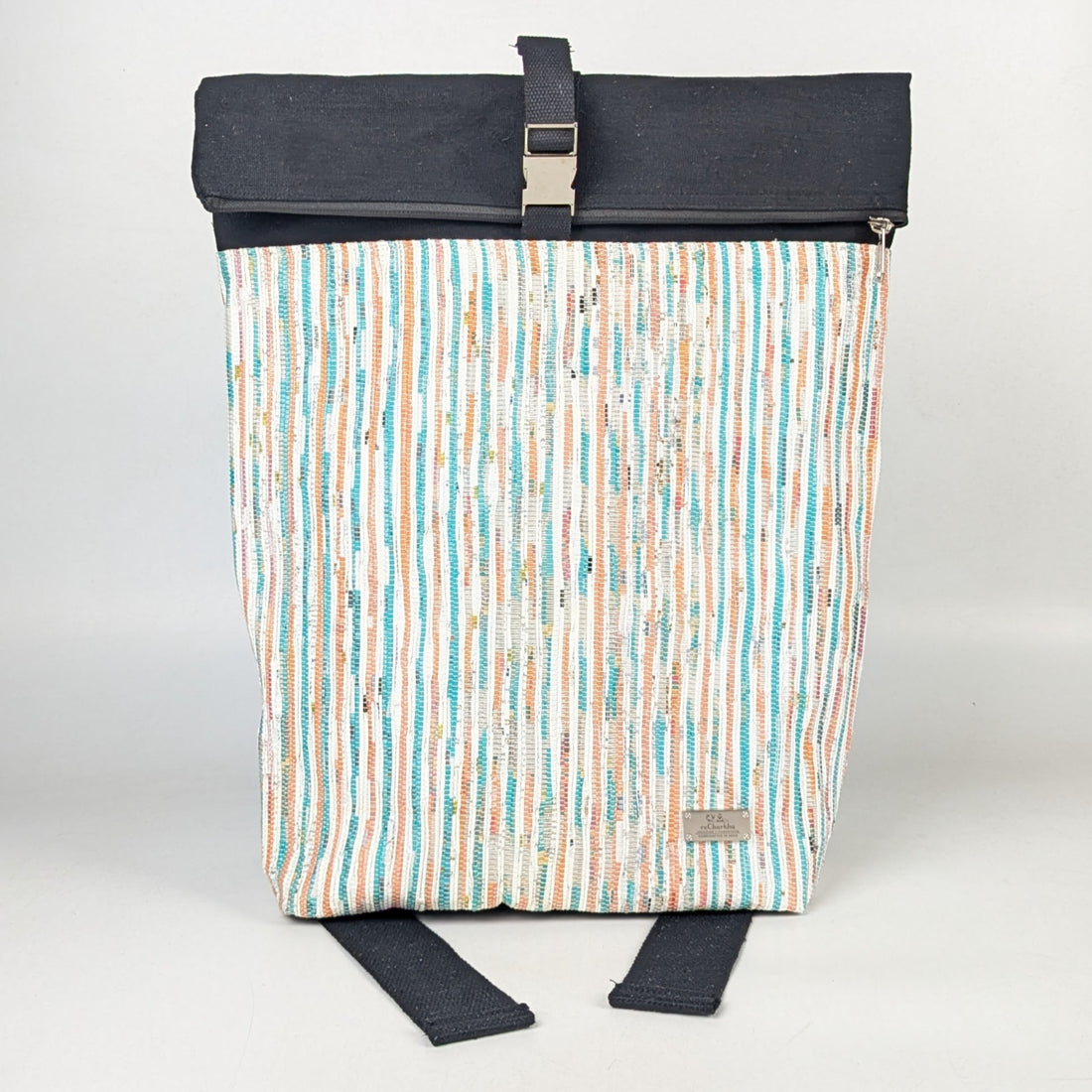 Upcycled Handcrafted Spartan Backpack (SBP0925-001) PS_W