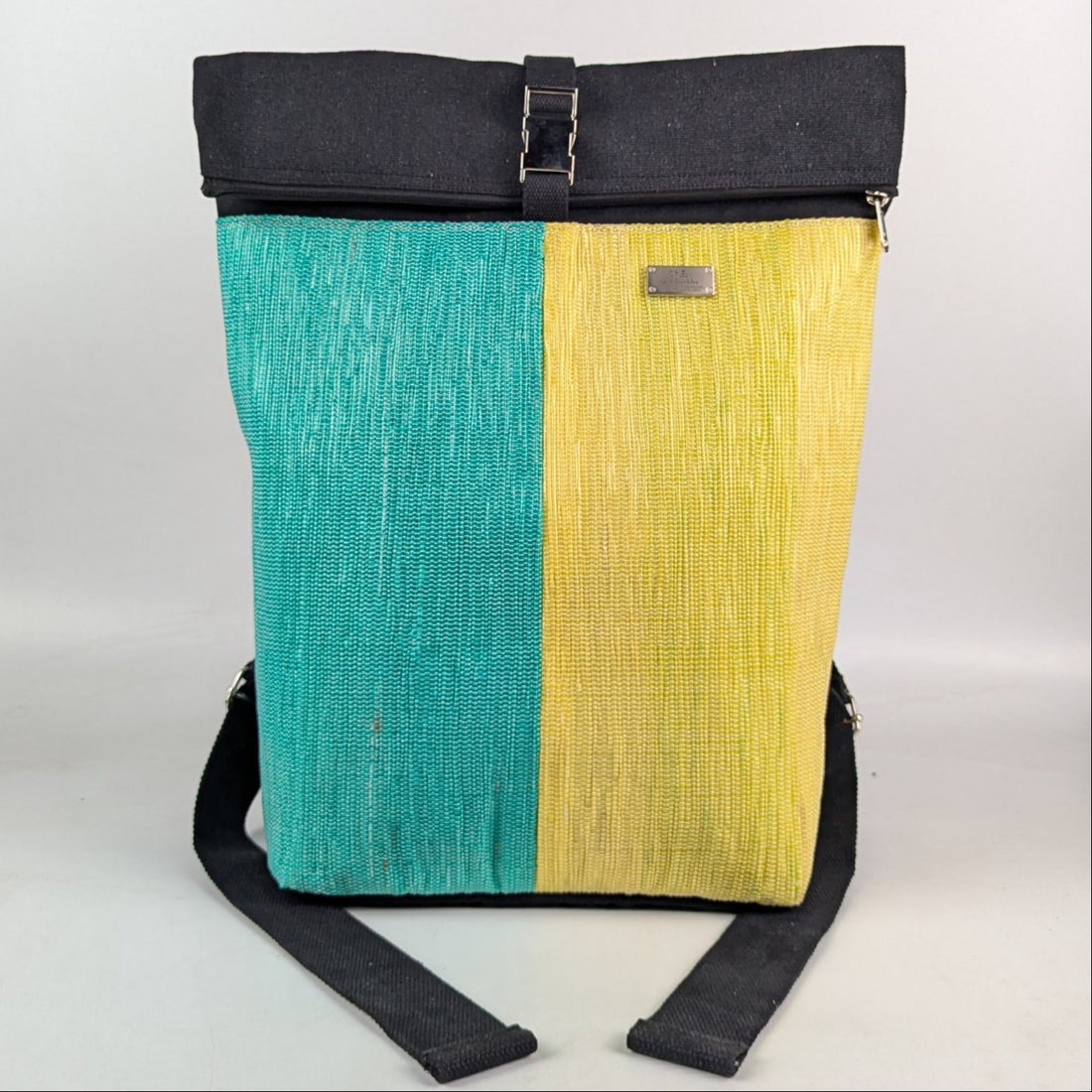 Upcycled Handcrafted Spartan Backpack (SBP0625-001) PS_W