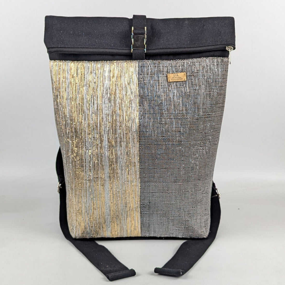 Upcycled Handcrafted Spartan Backpack (SBP0625-014) PS_W
