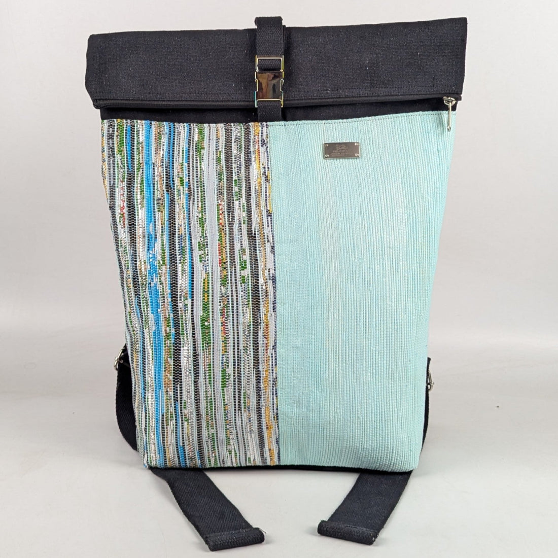 Upcycled Handcrafted Spartan Backpack (SBP0625-015) PS_W