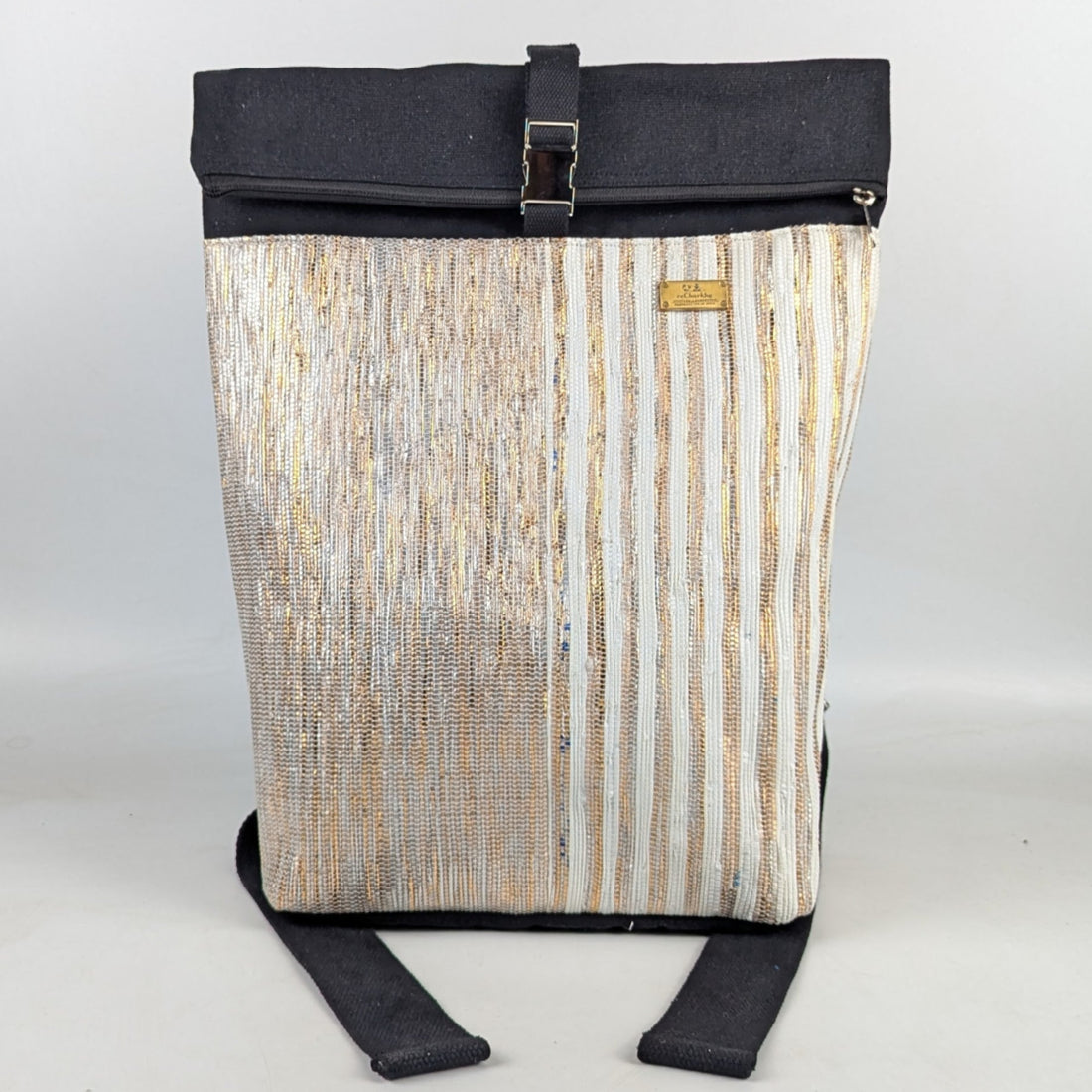 Upcycled Handcrafted Spartan Backpack (SBP0625-016) PS_W