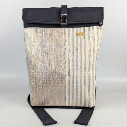 Upcycled Handcrafted Spartan Backpack (SBP0625-016) PS_W
