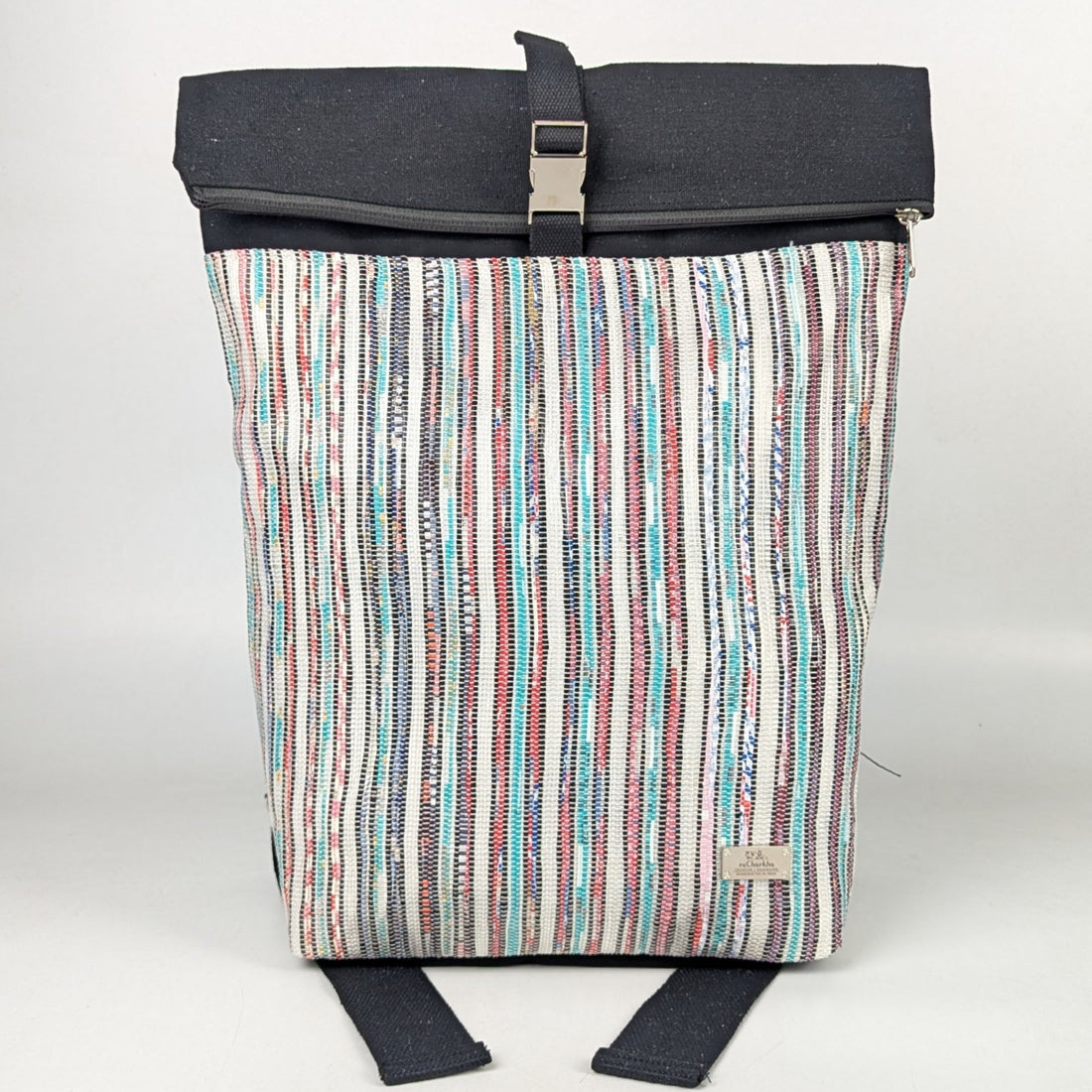 Upcycled Handcrafted Spartan Backpack (SBP0925-017) PS_W