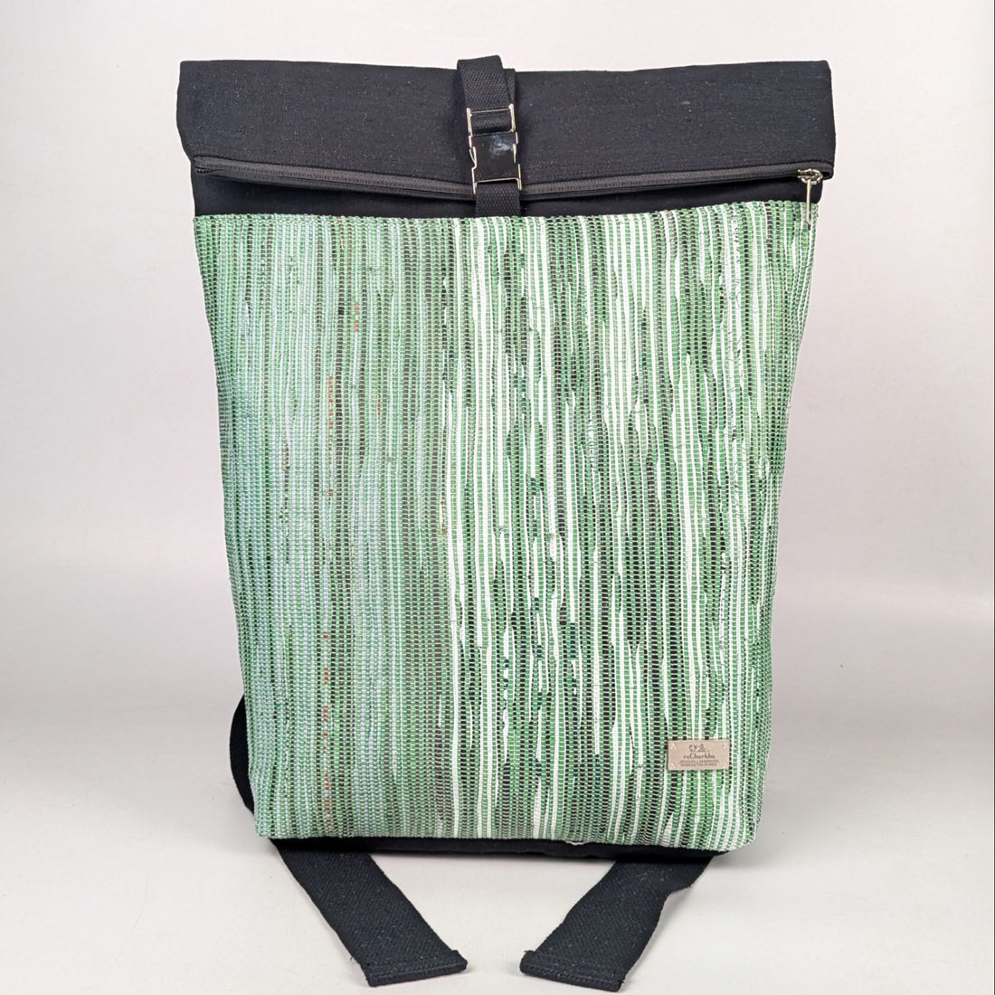 Upcycled Handcrafted Spartan Backpack (SBP0925-018) PS_W