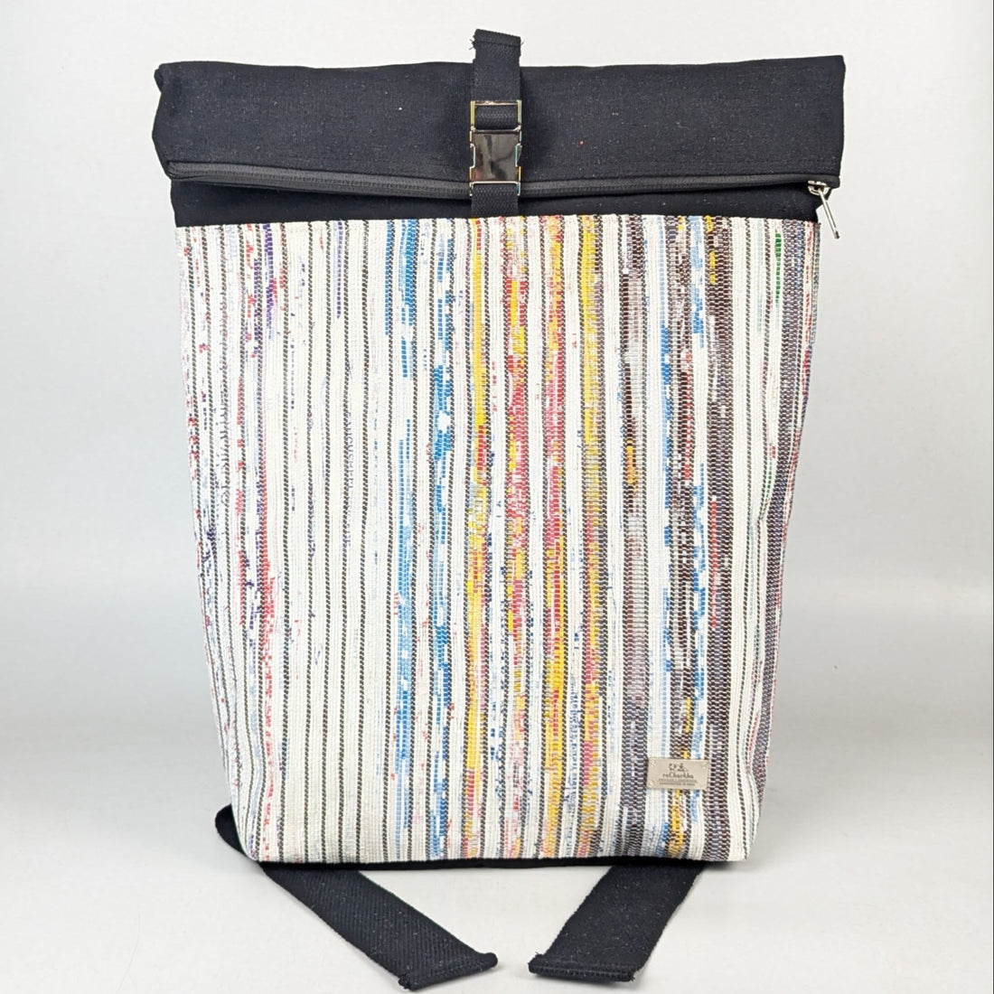 Upcycled Handcrafted Spartan Backpack (SBP0925-002) PS_W