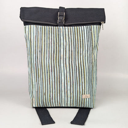 Upcycled Handcrafted Spartan Backpack (SBP0925-005) PS_W