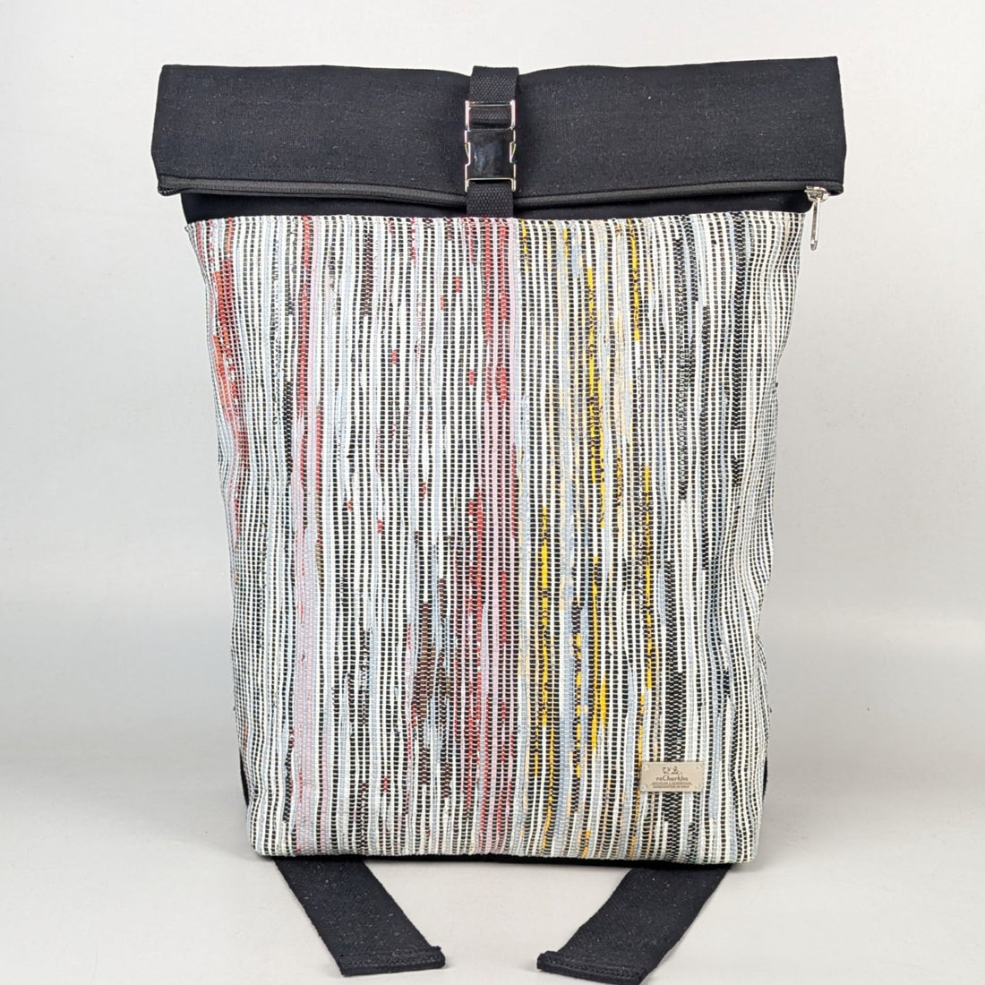 Upcycled Handcrafted Spartan Backpack (SBP0925-006) PS_W