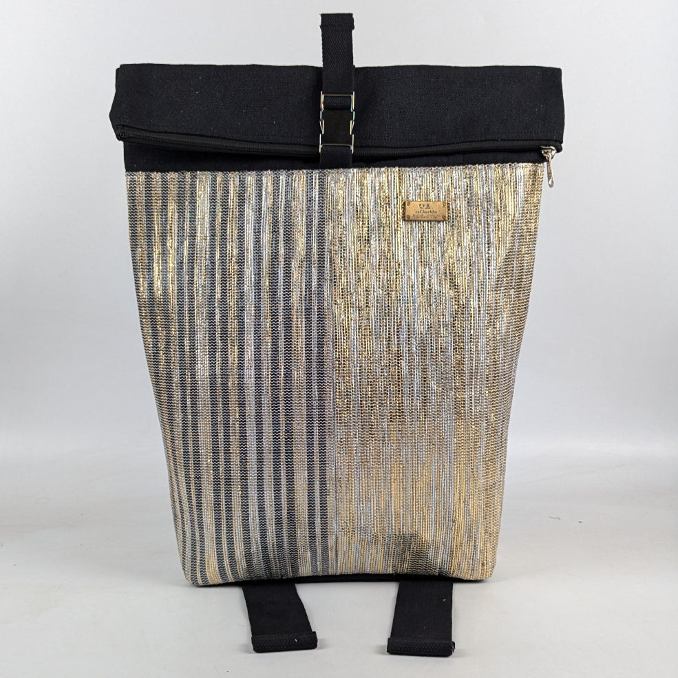 Upcycled Handcrafted Spartan Backpack (SBP0625-007) PS_W