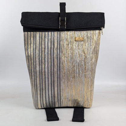 Upcycled Handcrafted Spartan Backpack (SBP0625-007) PS_W