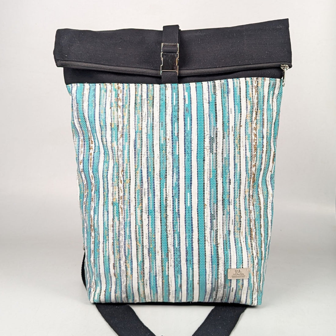 Upcycled Handcrafted Spartan Backpack (SBP0925-008) PS_W