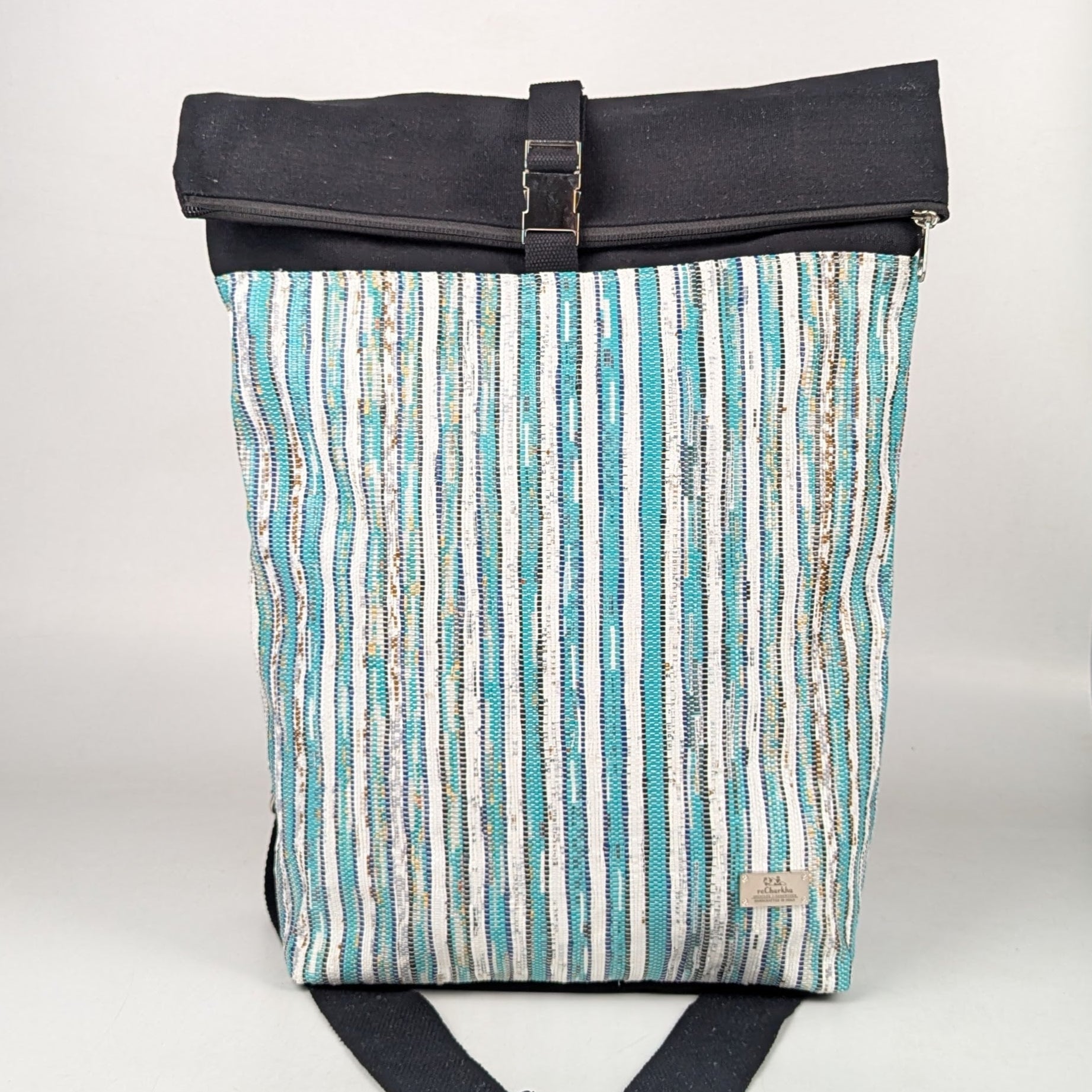 Upcycled Handcrafted Spartan Backpack (SBP0925-008) PS_W