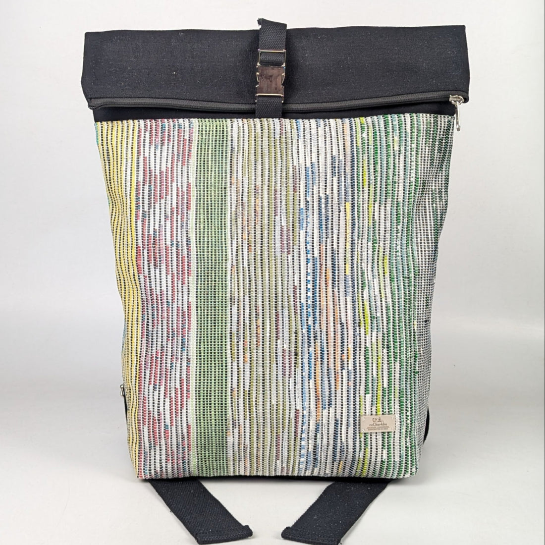 Upcycled Handcrafted Spartan Backpack (SBP0925-009) PS_W