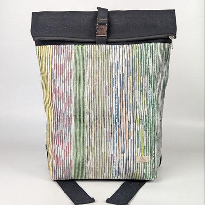 Upcycled Handcrafted Spartan Backpack (SBP0925-009) PS_W