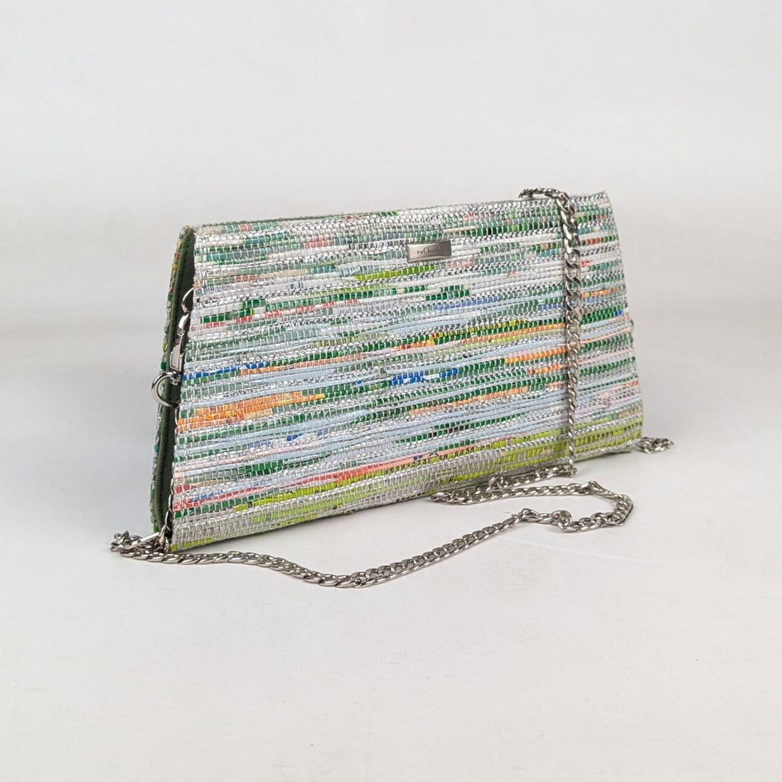 Upcycled Handcrafted Trapeze Clutch (TC0326-006)