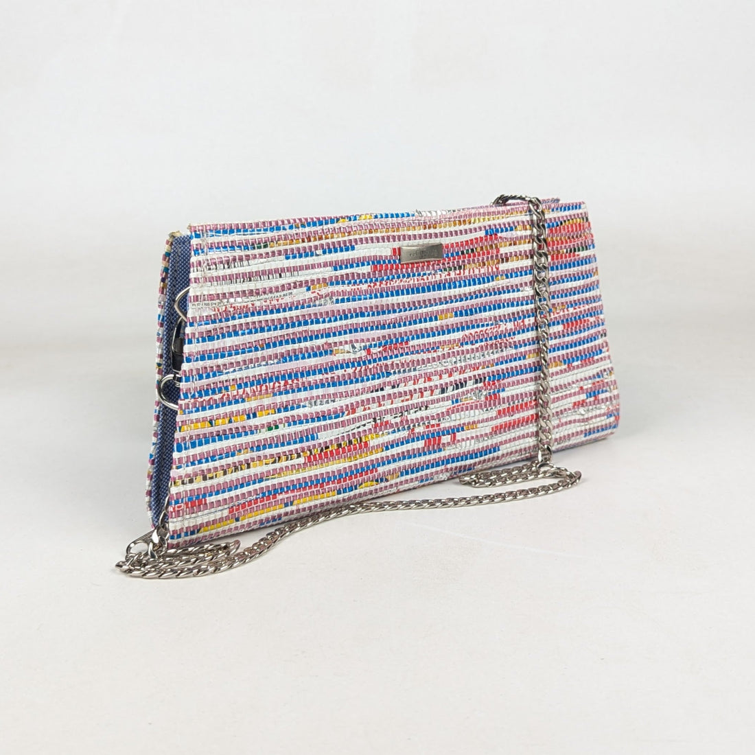 Upcycled Handcrafted Trapeze Clutch (TC0326-007)